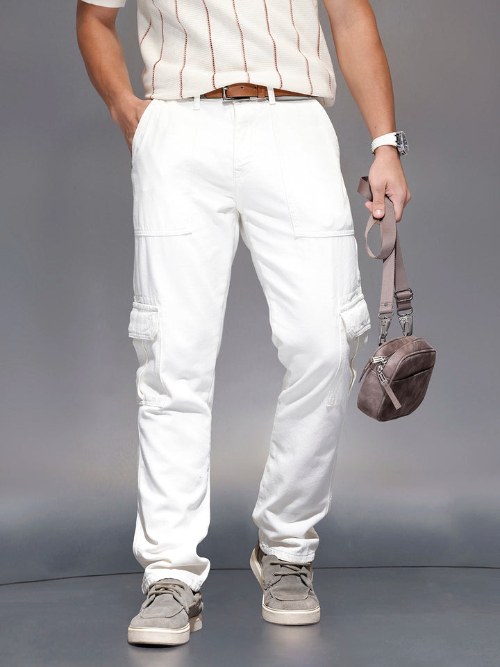 Men’s Straight fit cargo trousers | Off White