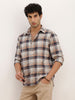 Slim Fit Checkered Full Sleeve Shirt | Multicolor