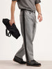 Loose Fit Cut & Sew Denim Jeans | Grey