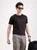 Solid HD Printed T-Shirt   |  Black