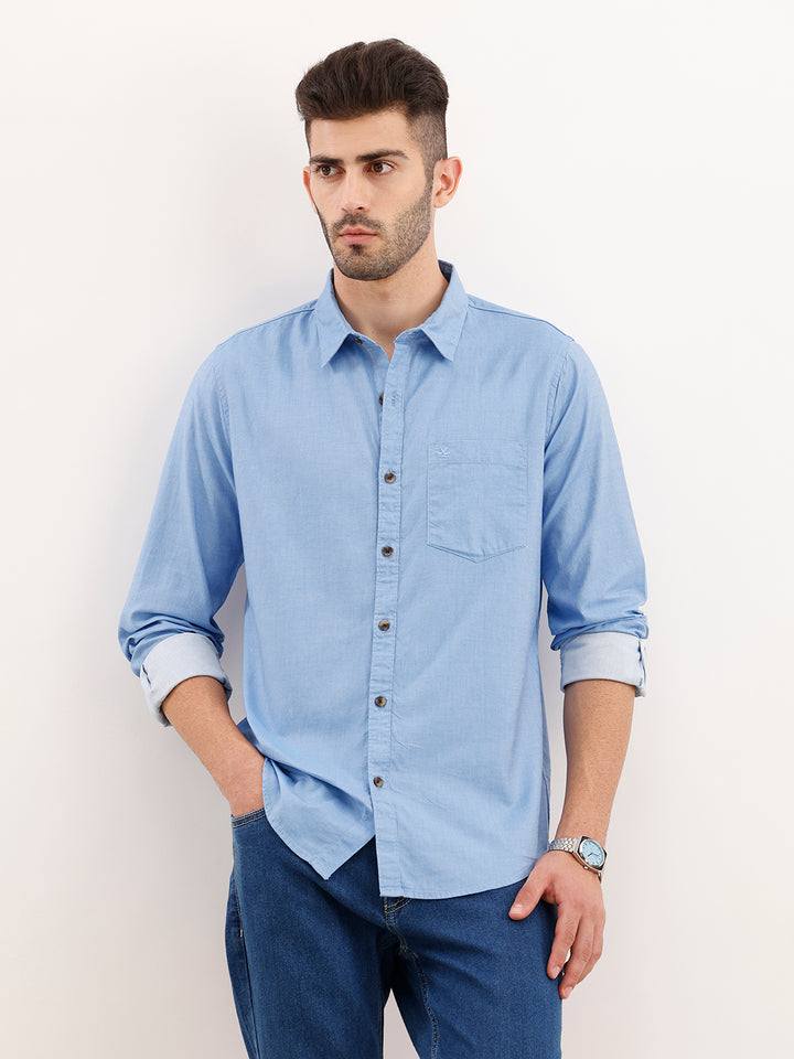 Classic Regular Fit Shirt | Light Blue