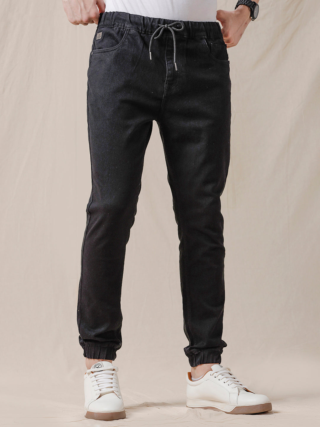 Staple Solid Black Jogger