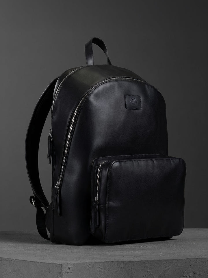 Structured Front Pocket Backpack | Black