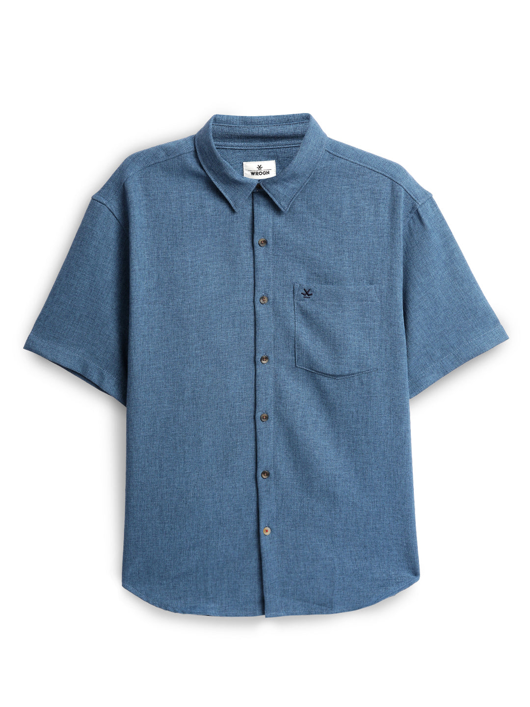 Summer Blue Short Sleeve Shirt