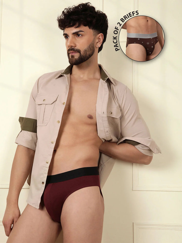 Pack of 2 Soft Cotton Briefs