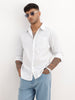 Regular Fit Striped Full Sleeve Shirt | Green