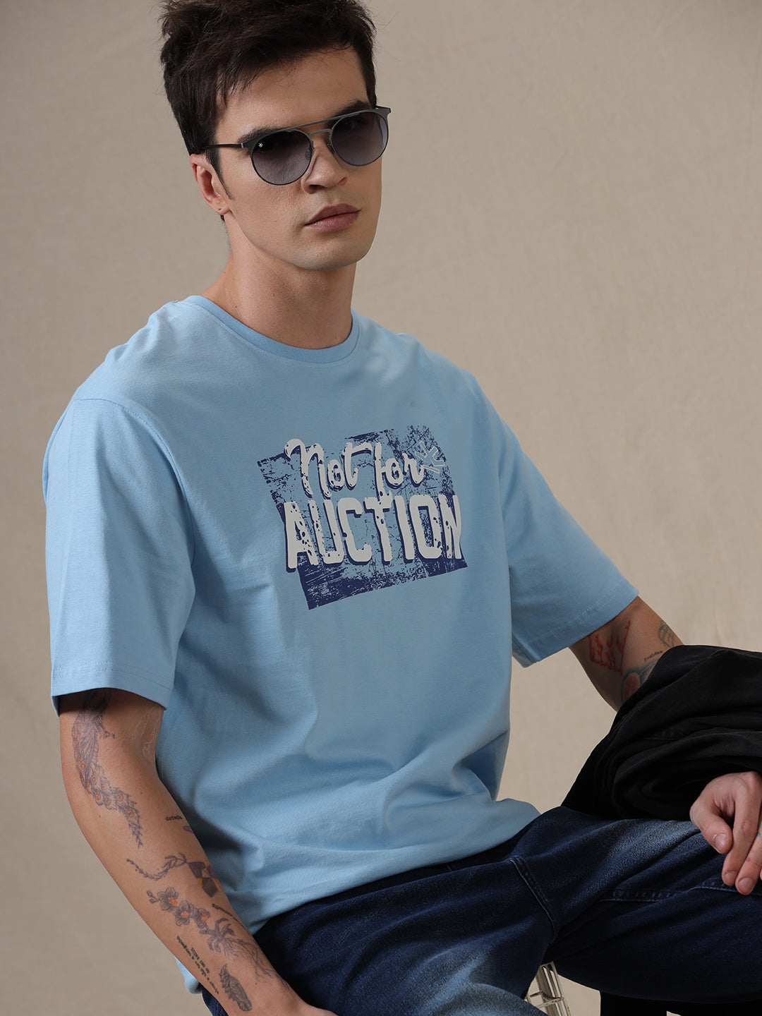 Not For Auction Blue T-Shirt