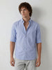 Solid Slim Fit Full Sleeve Shirt | Light Blue