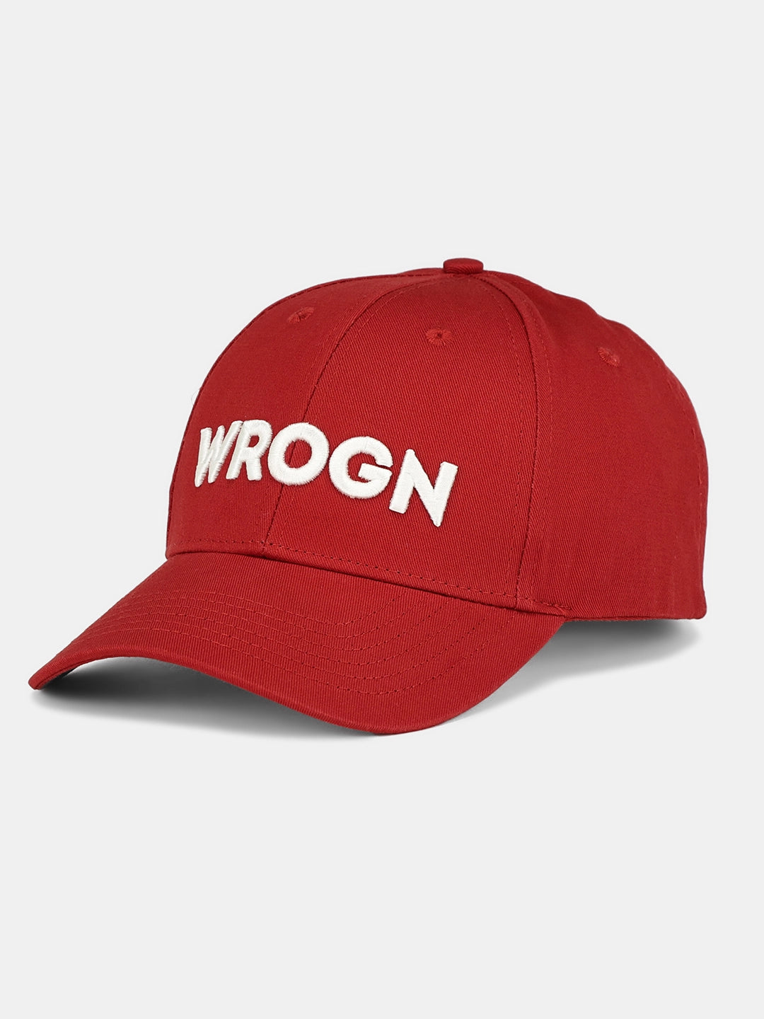 Embroidered Wrogn Logo Cap | Red