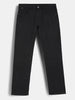 Solid Slim Fit Denim Jeans | Black