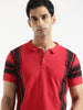 Abstract Lines Polo T-Shirt