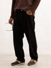 Solid Loose Fit Denim Jeans | Black