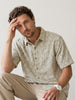 Textured Comfort Fit AOP Shirt | Beige