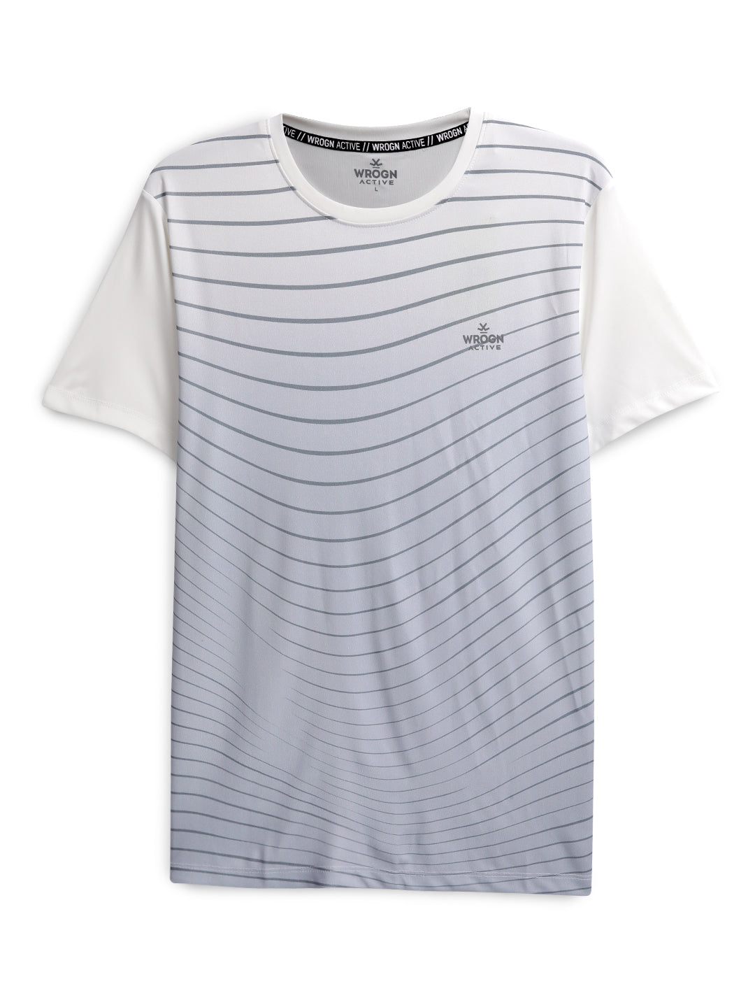 Classic White Striped Active T-Shirt