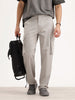 Loose Fit Cargo Trouser | Grey