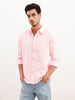 Solid Regular Fit Full Sleeve Shirt | Pink | WWSH9176F