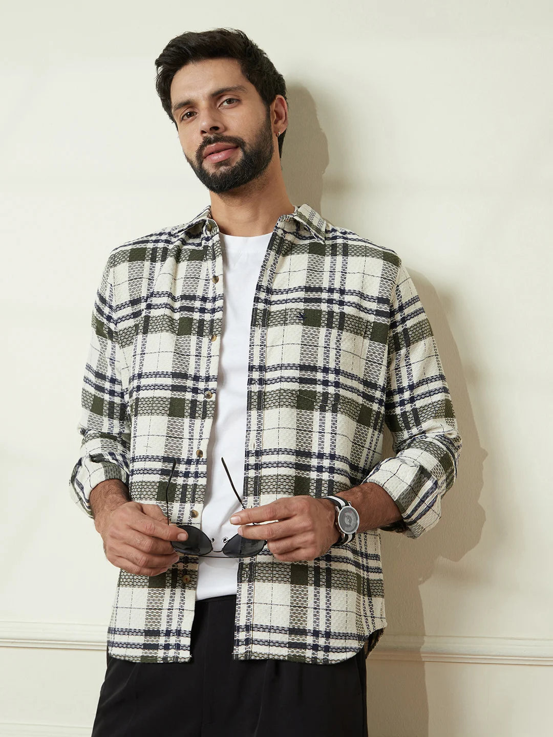 Shop Stylish Check Shirt for Men | Checkered Shirt Online | Wrogn