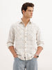 Comfort Fit Textured Shirt  | Off White