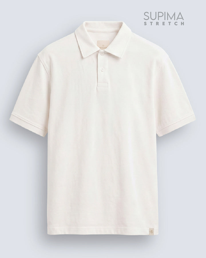 Essential Supima Polo T-Shirt | Essential | White