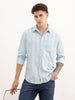 Classic Regular Fit AOP Shirt | Light Blue | WOSH0411M