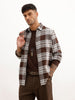 Classic Regular Fit Checkered Shirt | Brown