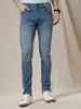 Stretchable Blue Faded Jeans