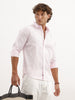 Slim Fit Solid Shirt | Pink