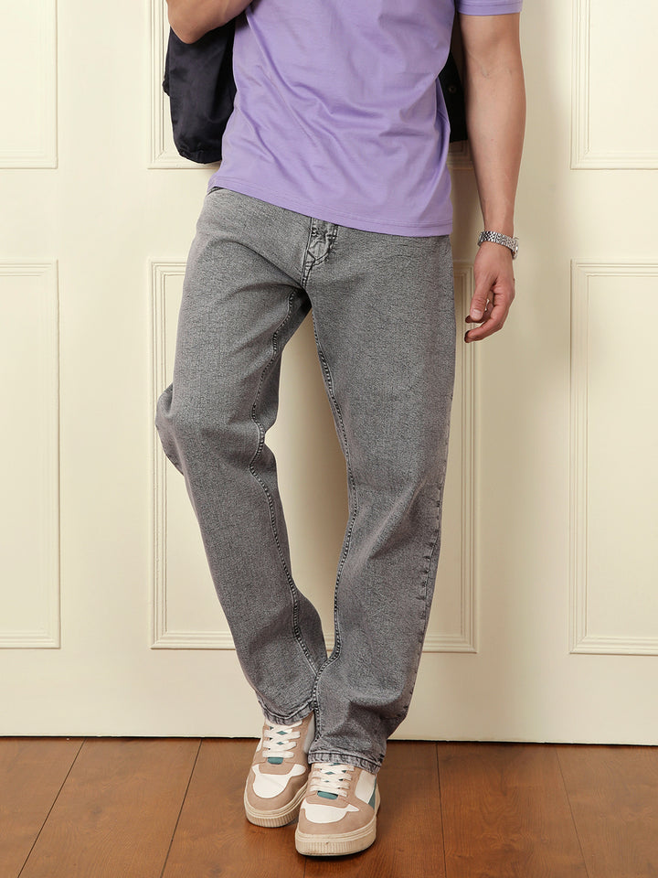 Faded Anti Fit Jeans | Grey