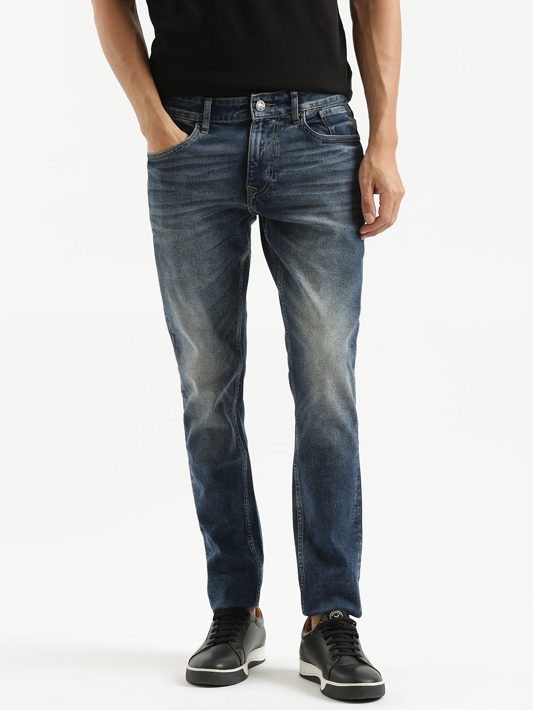 Faded Elite Tapered Fit Jeans