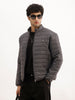 Solid Comfort Fit Puffer Jacket | Olive