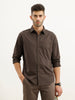 Solid Regular Fit Shirt | Dark Grey