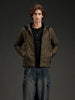 Wrogn Men's Slim Fit Hooded Jacket | Olive