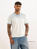 Regular Fit Placement Printed Polo T-Shirt | Off White