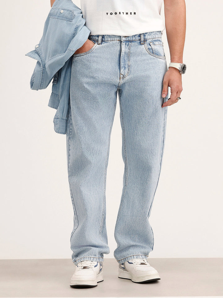 Anti Fit Denim Jeans | Light Blue