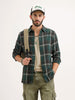 Textured Regular Fit Shirt | Dark Green