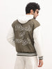 Classic Relaxed Fit Hooded Bomber Jacket | Olive