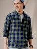 Checked in Blue Long Sleeve Shirt