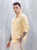 Wrogn Regular Fit Casual Shirt For Men's | Beige