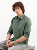 Solid Slim Fit Shirt | Green