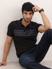 Slim Fit Tipping Collar Polo T-Shirt | Black