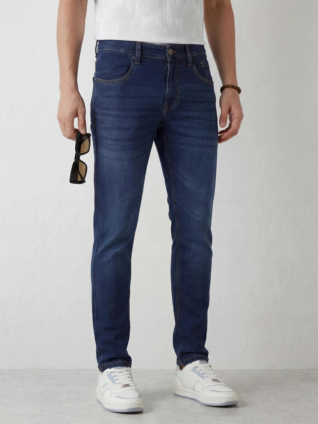 Classic Slim Fit Denim Jeans | Blue