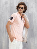 Sporty Polo T-Shirt | Pink