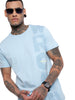 Blue Slim Fit Crew Neck T-Shirt