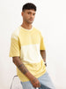 Oversized Raglan Sleeve Cut & Sew T-Shirt | Yellow