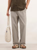 Solid Loose Fit Trouser | Grey