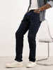 Solid Slim Fit Denim Jeans | Dark Blue
