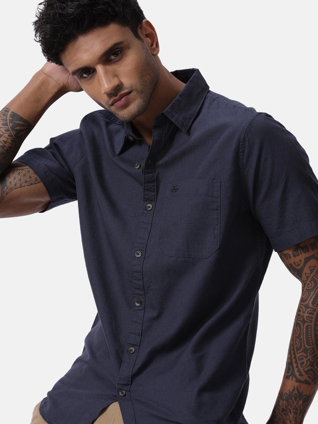 Urban Chic Half Sleeve Shirt