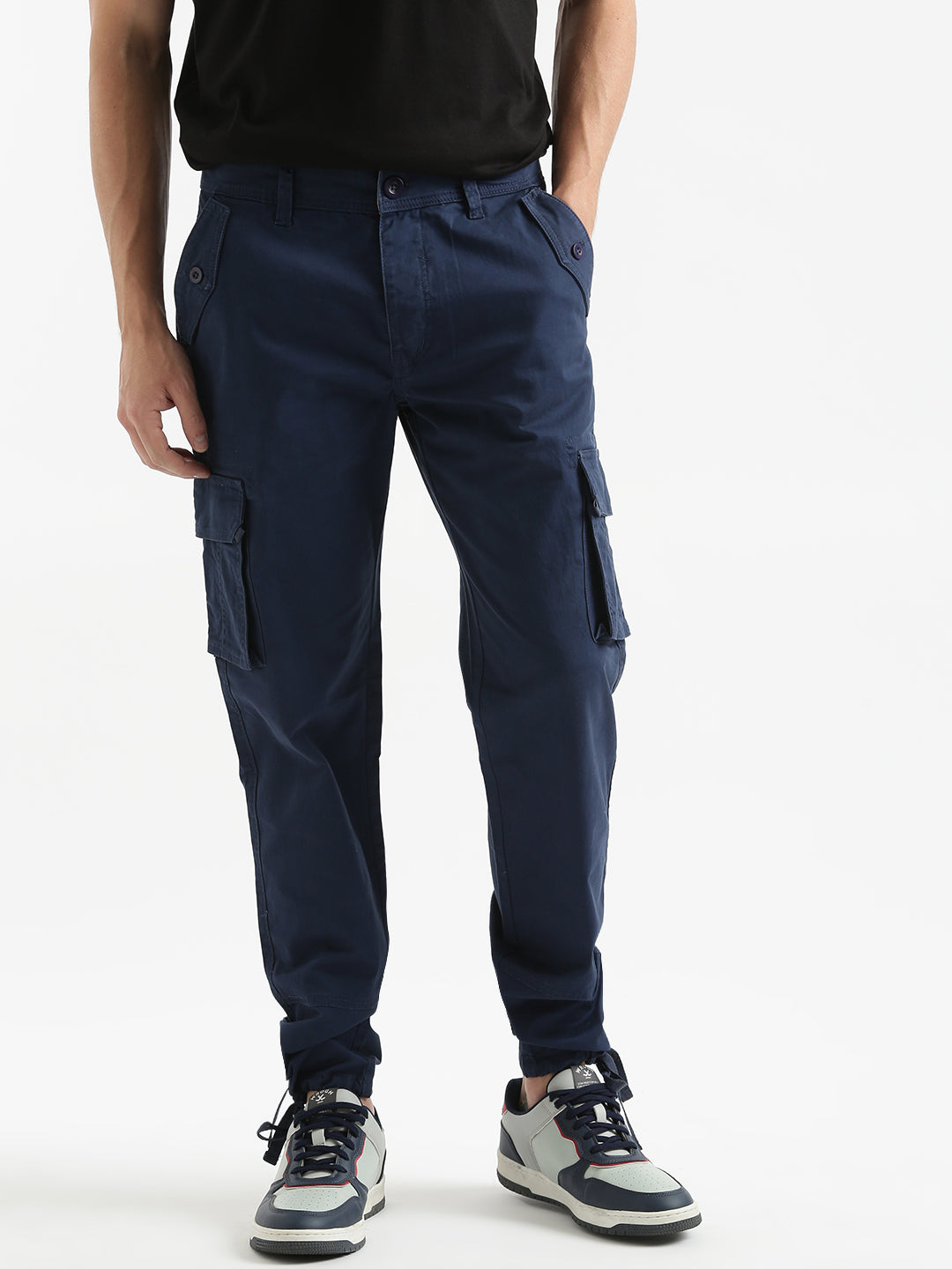 Basic Straight Fit Cargo Pant