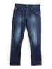 Blue Blend Straight Fit Jeans