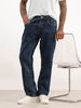 Washed Relaxed Fit Denim Jeans | Blue | WSJN1290M
